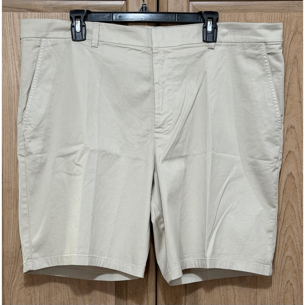 G/Fore Maverick 4-Way Stretch Performance Golf Shorts Mens Size 40 Khaki Sports